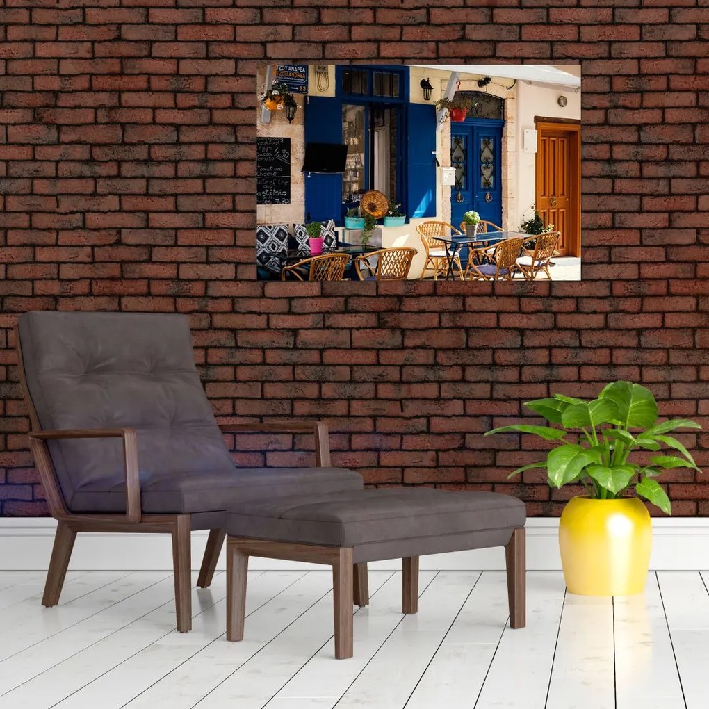 Tablou - ședere în Grecia (90x60 cm)