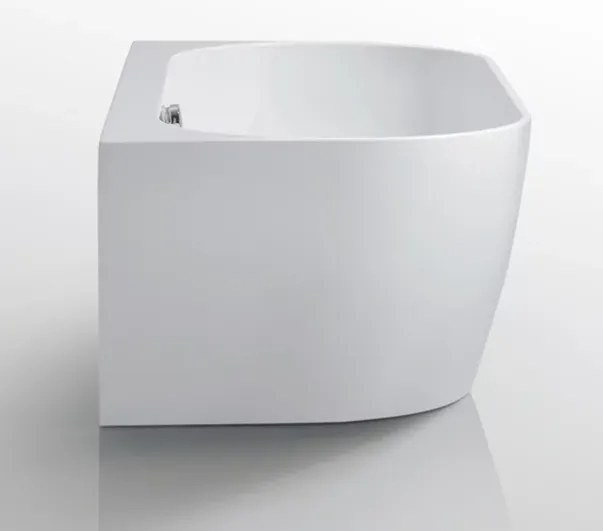 Cada freestanding Kreiner Vera 166x80 cm finisaj alb lipita de perete BTW