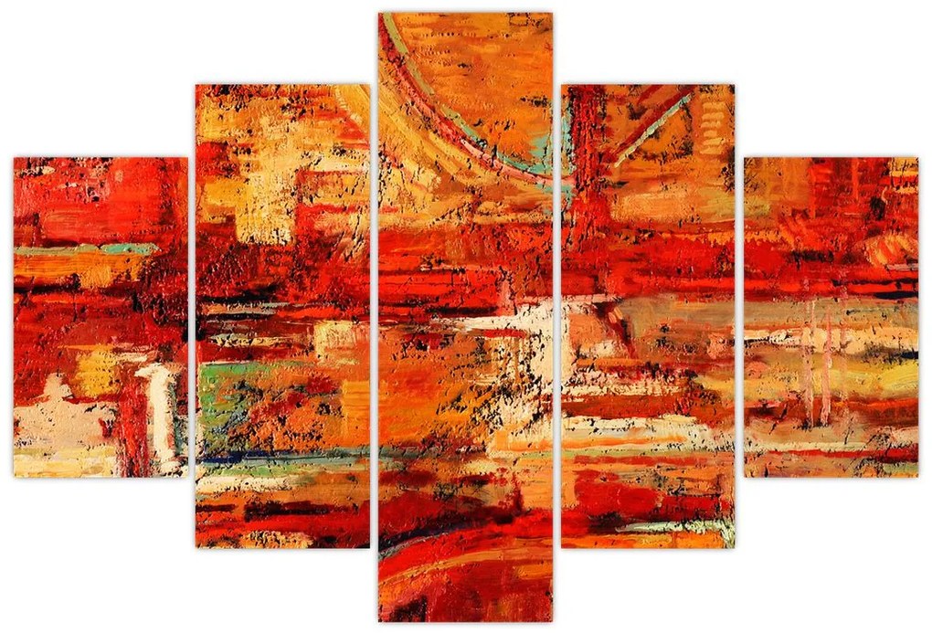 Tablou cu pictură pe pereți (150x105 cm)