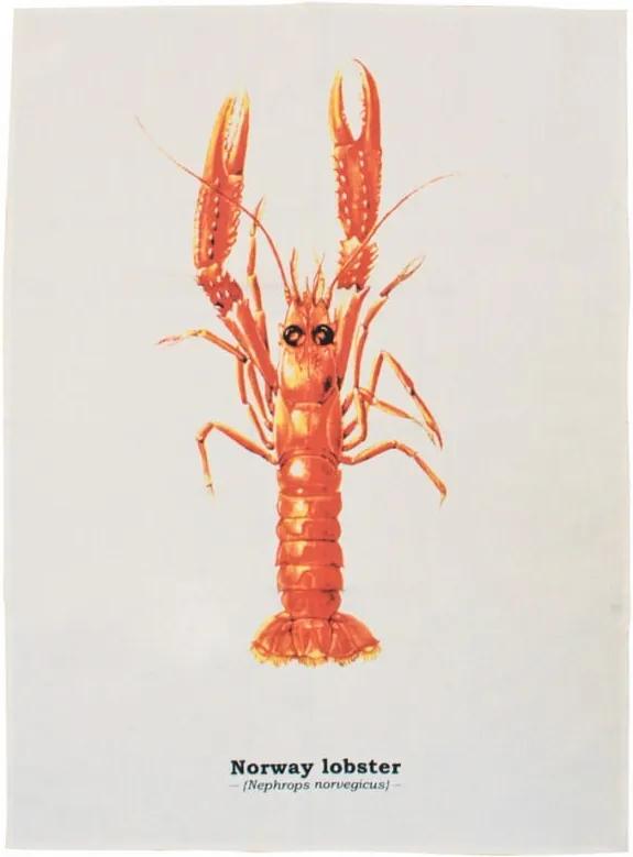 Prosop de bucătărie din bumbac Gift Republic Lobster