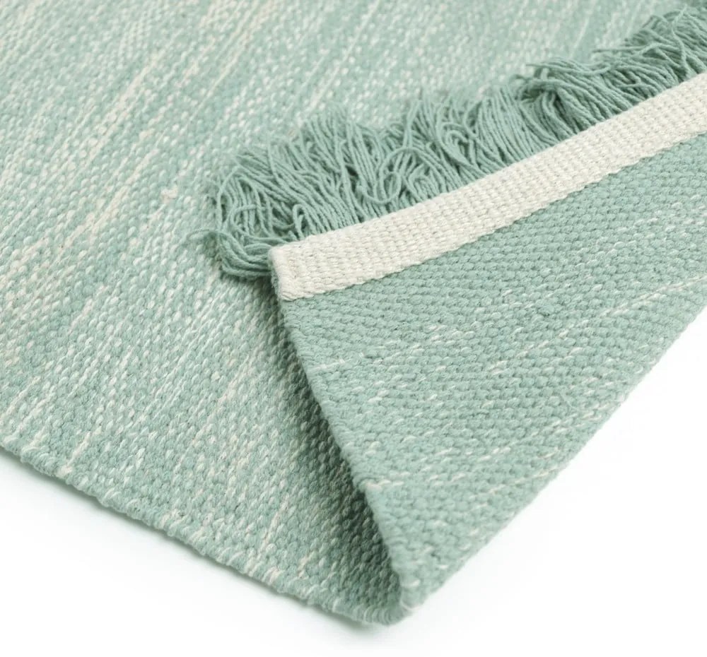 Covor verde/albastru lavabil 100x150 cm Kirthy – Nattiot