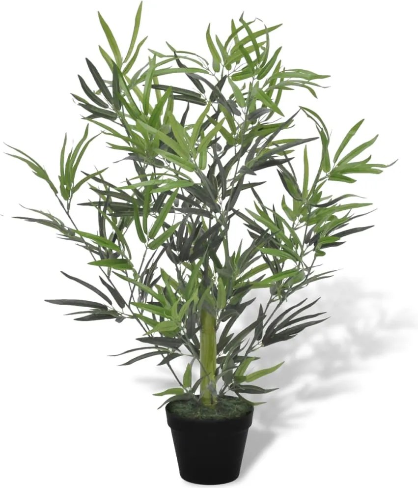 vidaXL Bambus artificial cu ghiveci, 80 cm