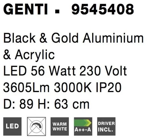 Lustra LED design modern deosebit Genti