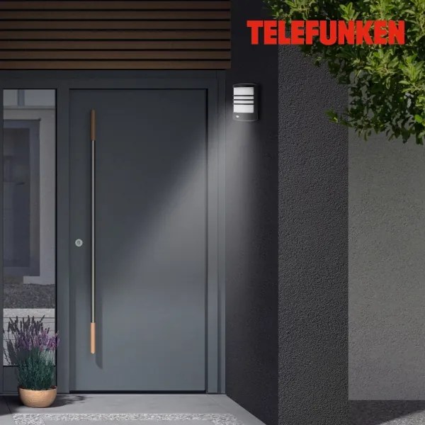 Aplică LED de exterior cu senzor Telefunken 315505TF LED/12W/230V IP44
