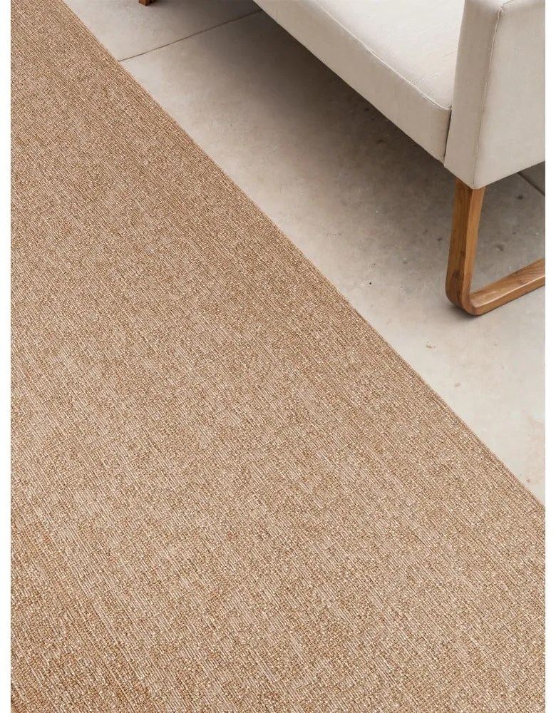 Covor tip traversă pentru interior și exterior bej/fildeș 80x250 cm Duet Kona – NORTHRUGS