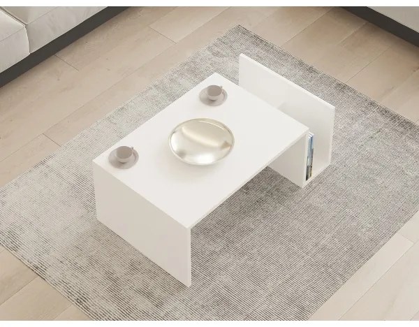 Măsuță de cafea MONEL albă