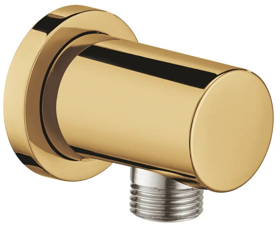 Cot de iesire dus Grohe Rainshower auriu lucios Cool Sunrise