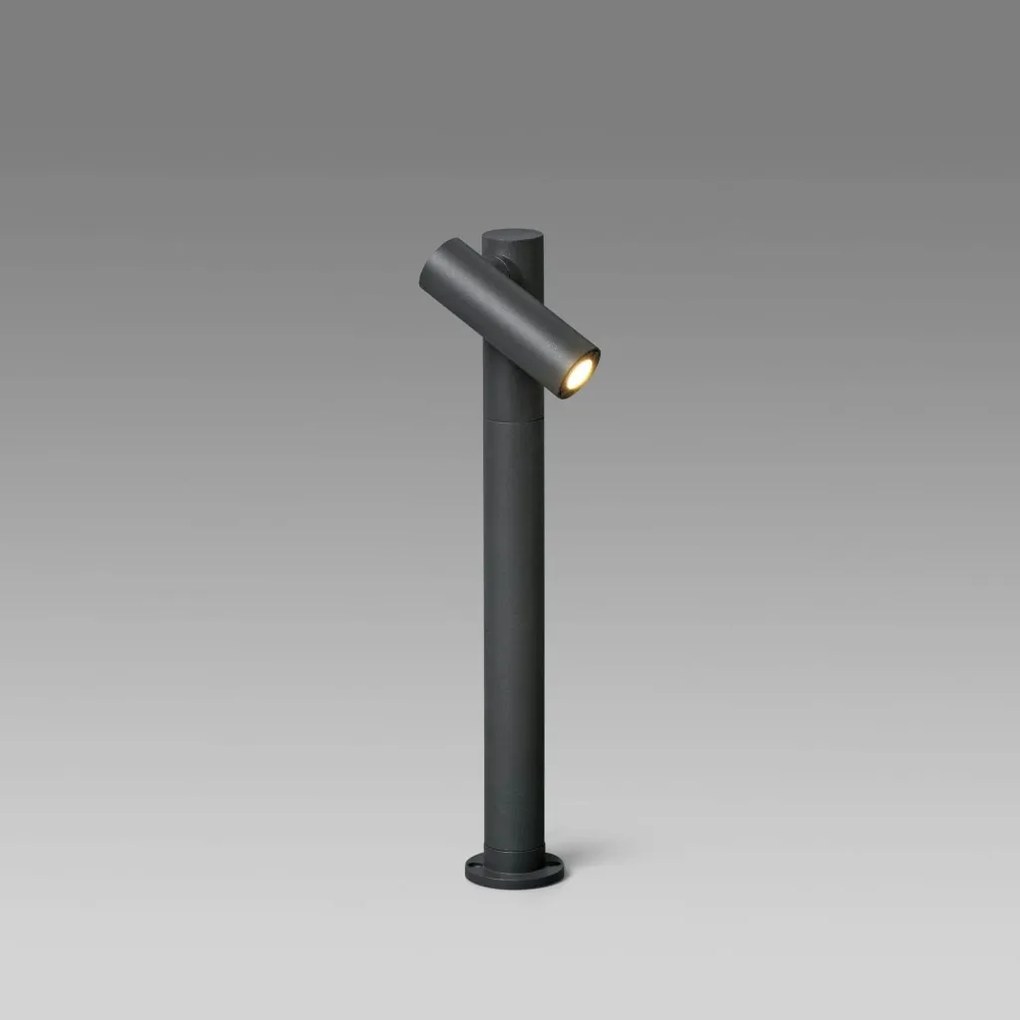 Stalp LED exterior cu proiector directionabil IP65 SPY 43,5cm