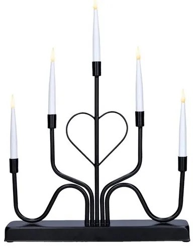 Solight 1V280 - Sfesnic LED de Crăciun, 5xLED/2xAA, alb cald