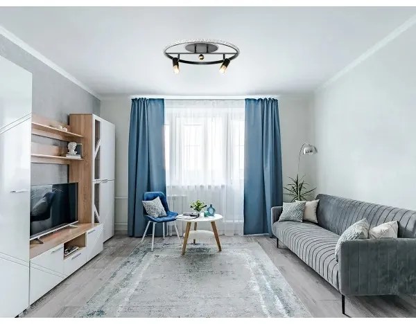 Plafonieră LED dimabilă LED/60W/230V 3000-6500K negru + telecomandă