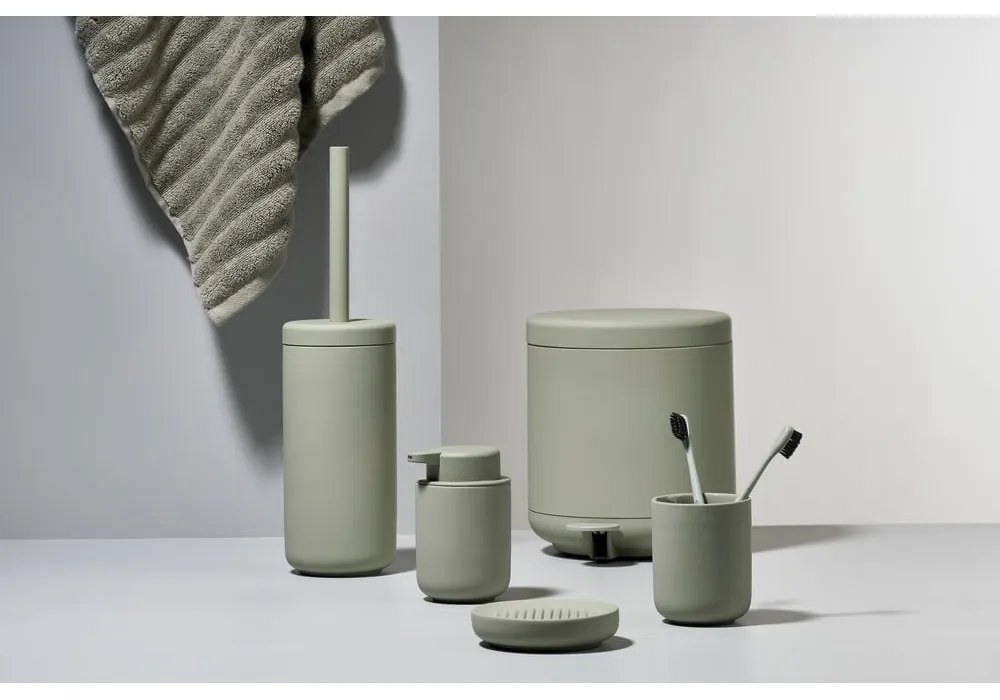 Dozator / dispenser săpun lichid Zone Zone Eucalyptus, 250 ml, gri verde