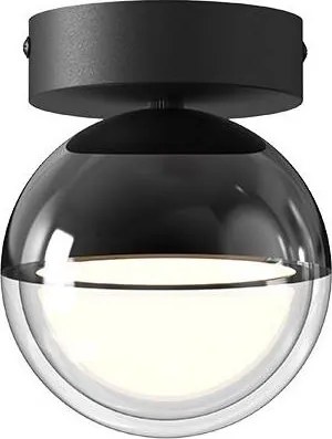 Plafonieră LED ZIREA LED/7W/230V Ø 12 cm neagră