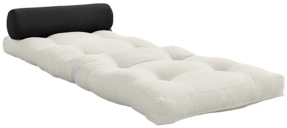 Saltea futon albă/gri 70x200 cm Wrap Natural/Dark Grey – Karup Design