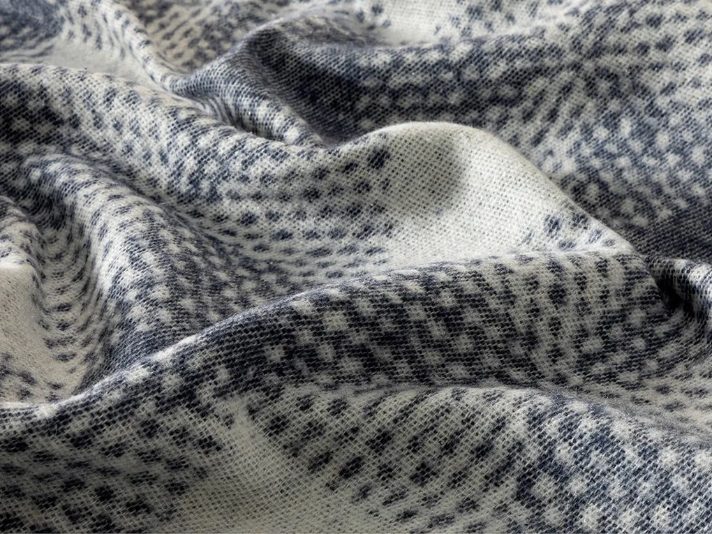 Diamond Check Soft Pătură pentru Două Persoane 180x220 cm Bleumarin