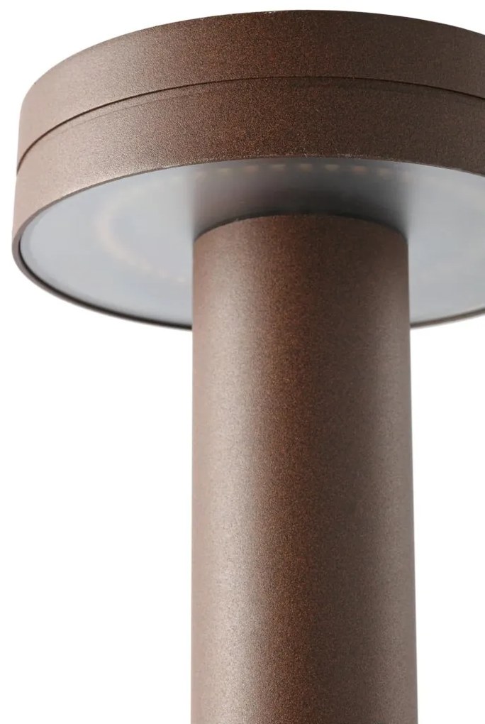 Stalp LED iluminat exterior IP65 ESPO H-35cm maro rustic