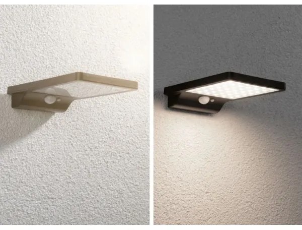 Paulmann 95393-LED/4W IP44 Lampa solară reglabilă cu senzor SOLVEIG 3,7V