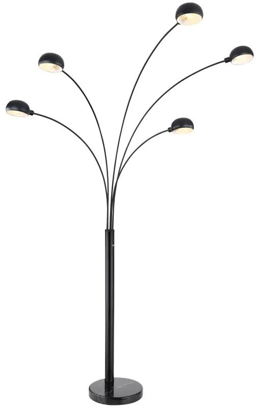 Lampadar, lampa de podea design modern Seymour negru