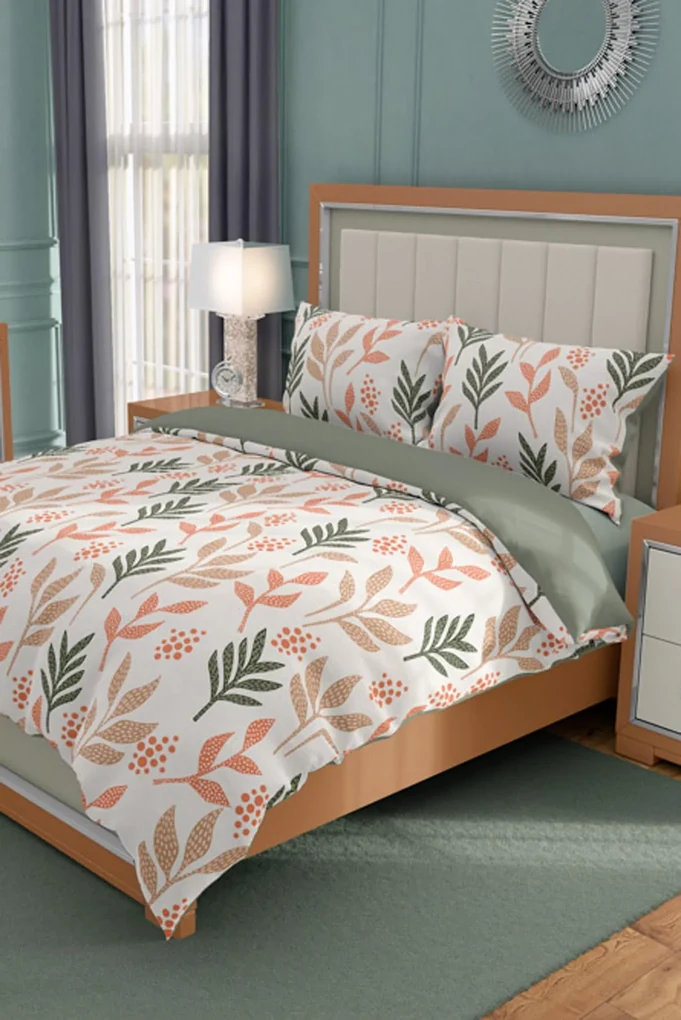 Lenjerie de pat din flanelă Natural multicolor 220x200 cm