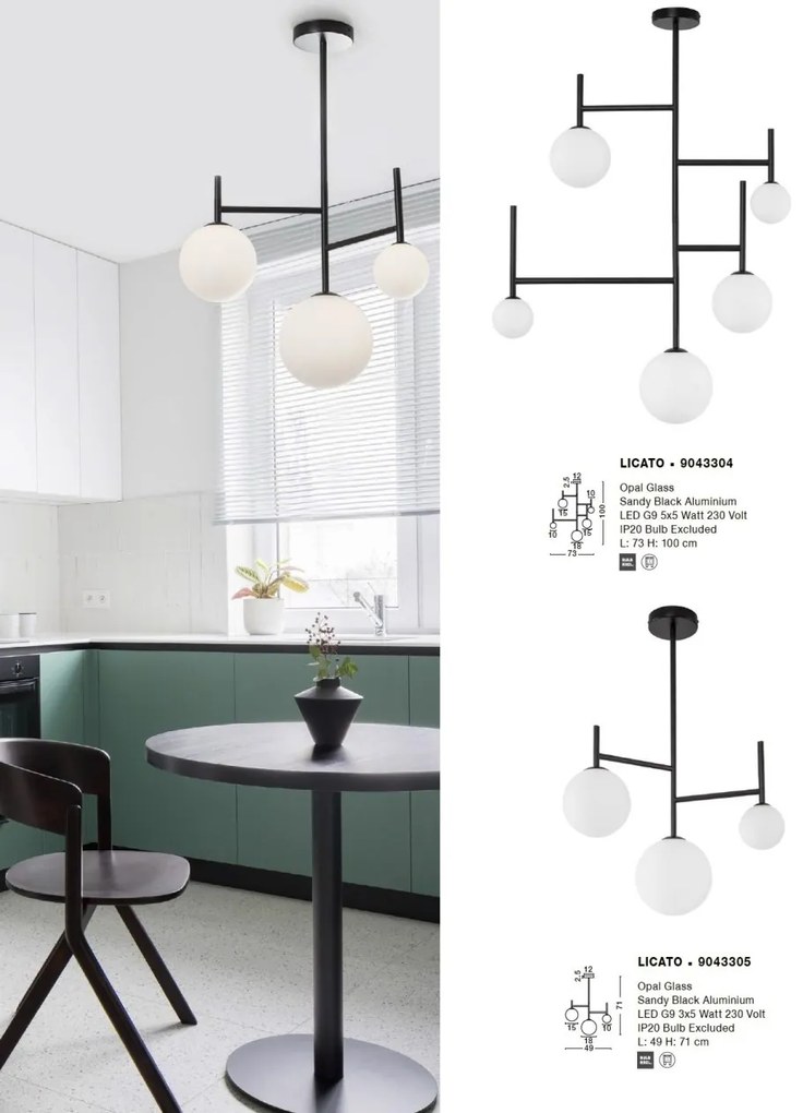 Lustra moderna design minimalist LICATO 5L