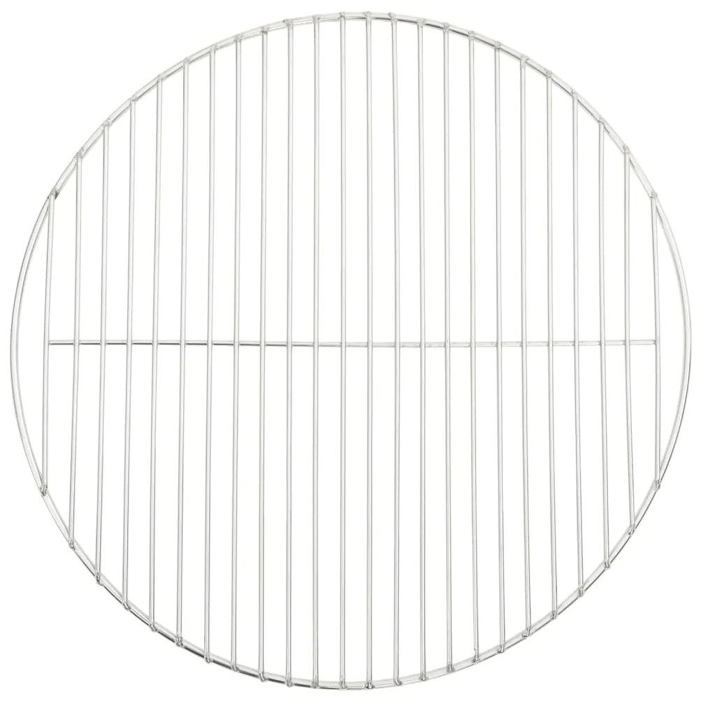 vidaXL Grill pentru grătar rotund, Ø47 cm, oțel inoxidabil 304