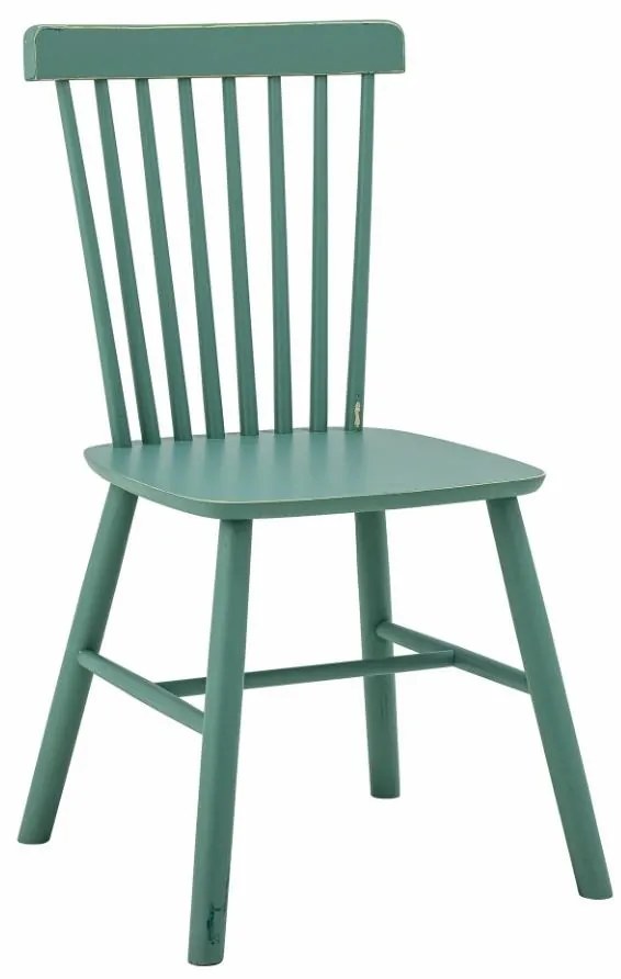 Scaun dining, verde, din lemn pin, Mill