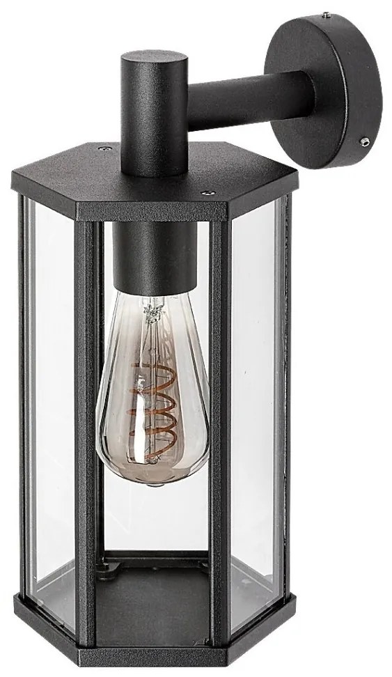 Aplica pentru iluminat exterior design modern IP44 DUBROVNIK negru mat