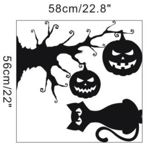 Sticker perete Halloween Decor 2