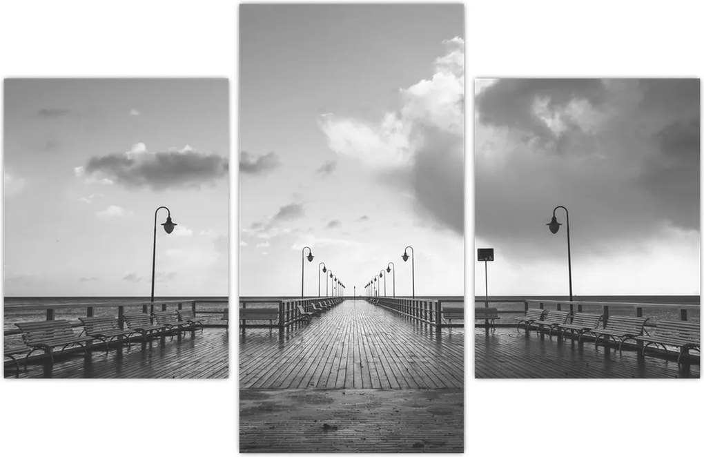 Tablou - Promenada la mal (90x60 cm)