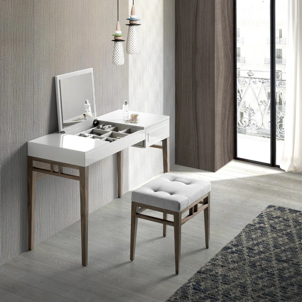 Bancheta tapitata design modern Platin AC-CP1709ST-NOGAL