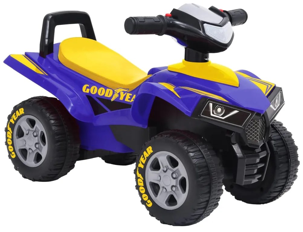 ATV ride-on pentru copii Good Year, albastru