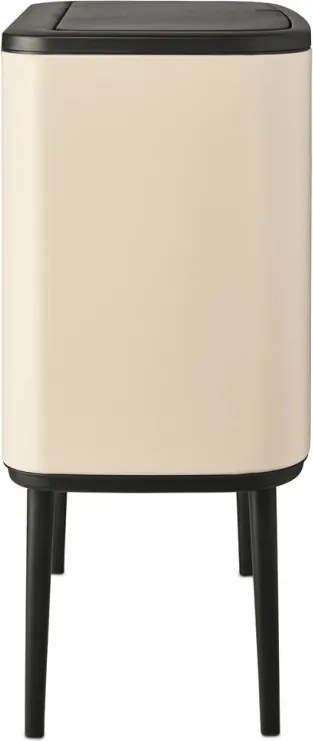Coș Brabantia Bo Touch 1005546, 36 l, Deschidere lină și silențioasă, Deschidere mare, Bej