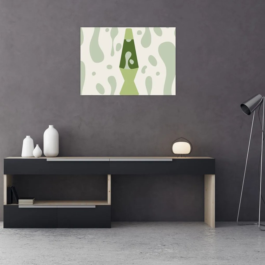 Tablou - Hippies, lampa de lavă (70x50 cm)