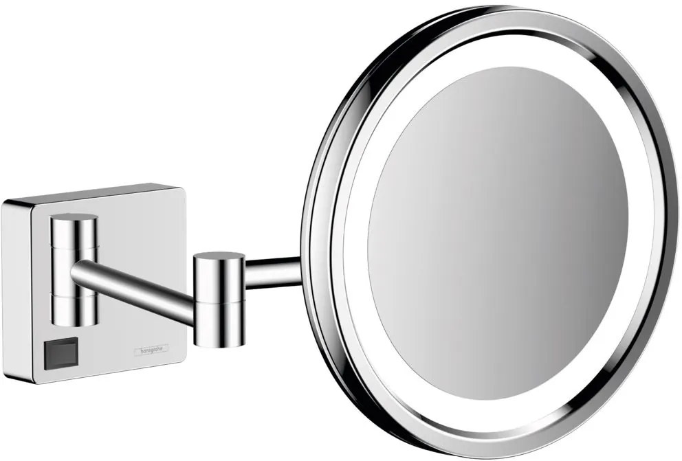 Hansgrohe AddStoris oglindă cosmetică 21.7x21.7 cm rotunde cu iluminare crom 41790000