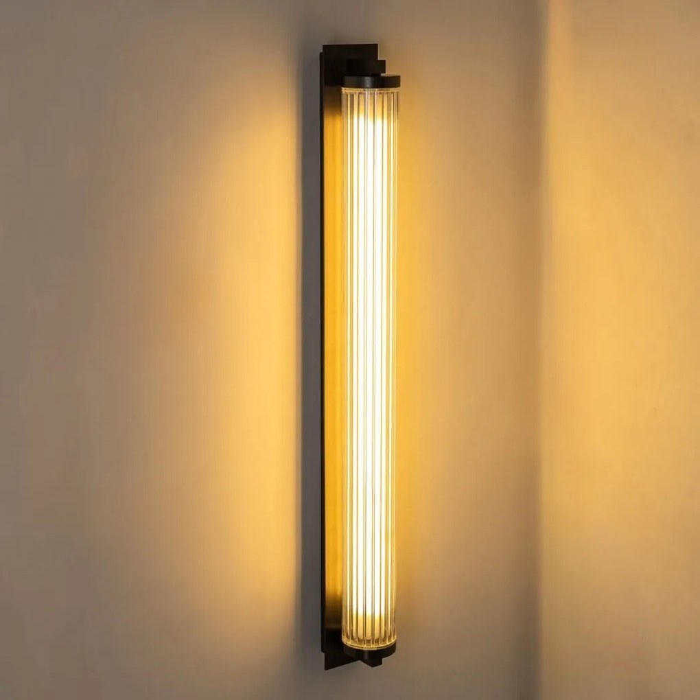 Aplica de perete LED smart cu telecomanda COMO titan periat