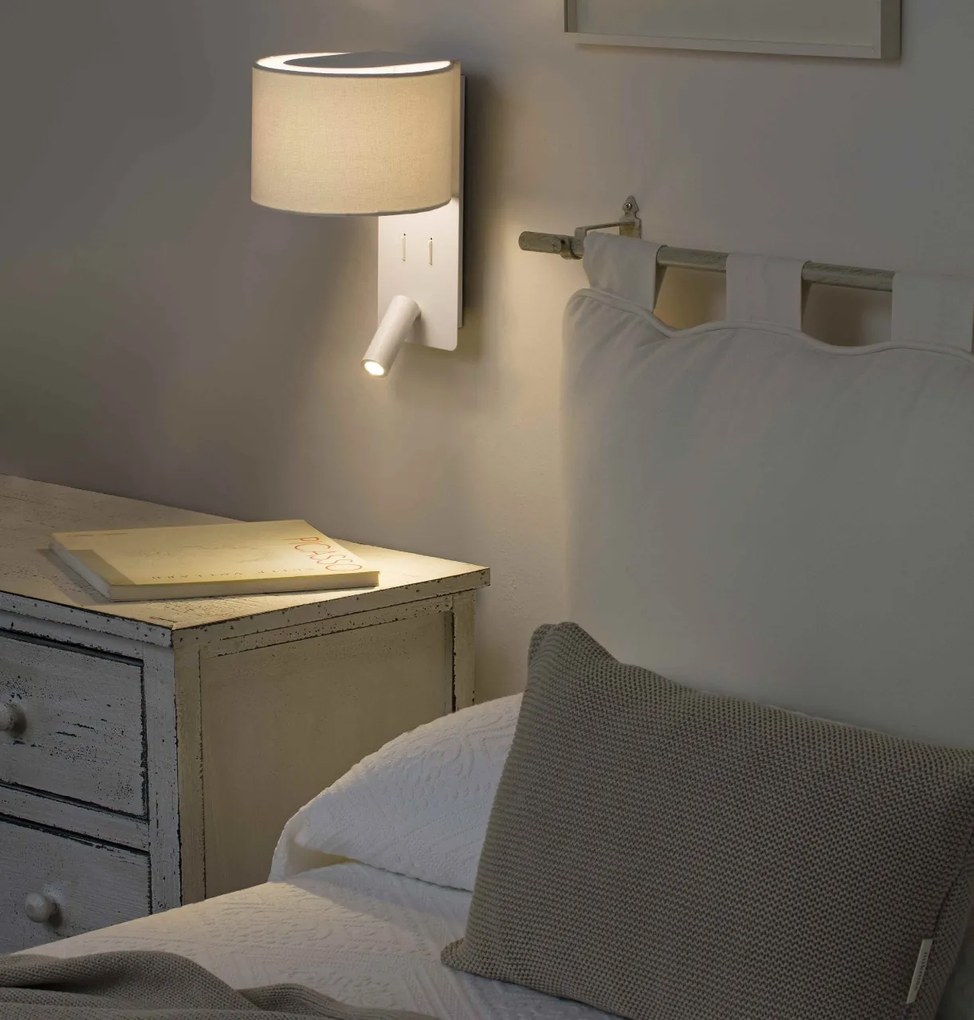 Aplica moderna cu reader LED FOLD White 64304