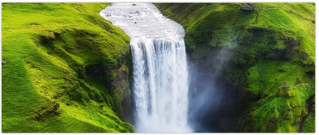 Tablou - Cascada Skogafoss (120x50 cm)