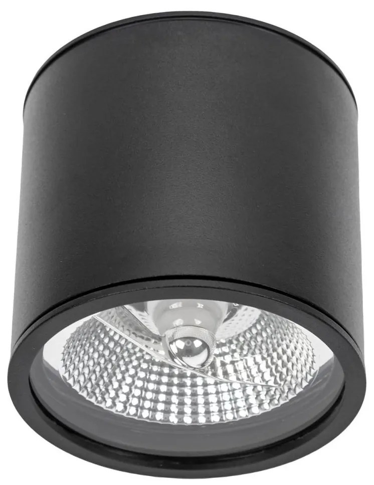 Spot pentru baie CHLOE AR111 1xGU10/12W/230V IP65 negru rotund