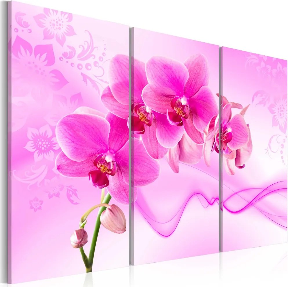Tablou Bimago - Ethereal orchid - pink 60x40 cm