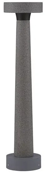 Stalp LED din ciment pentru exterior IP65 Cram Gray H-50cm