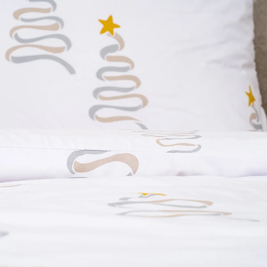 Lenjerie de pat 4Home Christmas tree , 140 x 220 cm, 70 x 90 cm, 140 x 220 cm, 70 x 90 cm