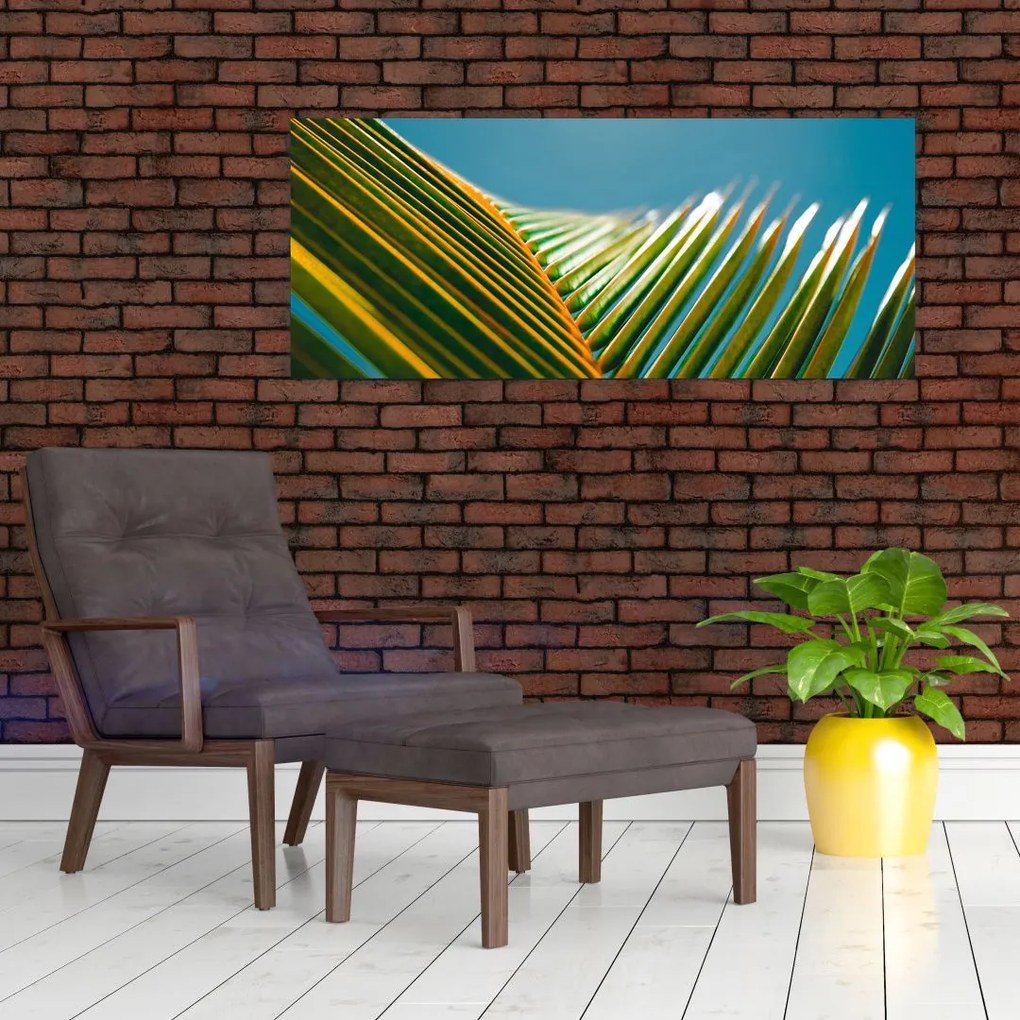 Tablou - Frunze de palmier (120x50 cm)