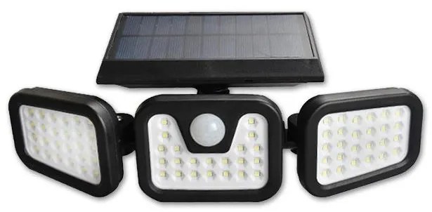 Proiector LED solar cu senzor LED/15W/3,7V IP54 4500K