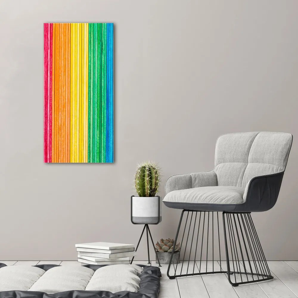 Tablouri tipărite pe pânză Dungi colorate