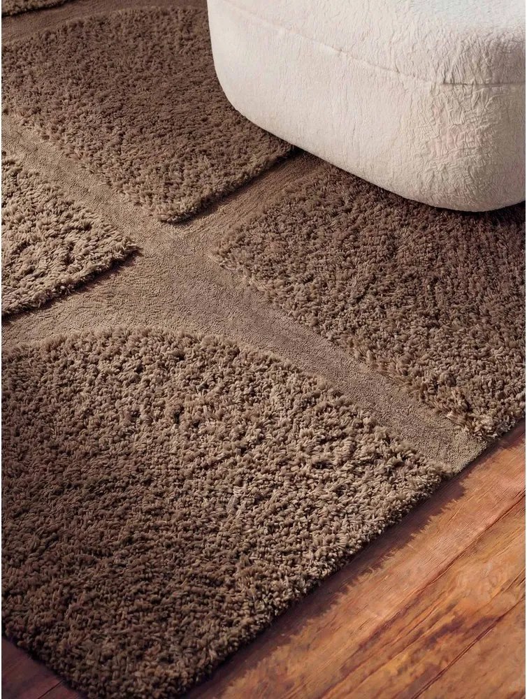 Covor maro țesut manual 200x300 cm Lambeth Jasper – Ted Baker