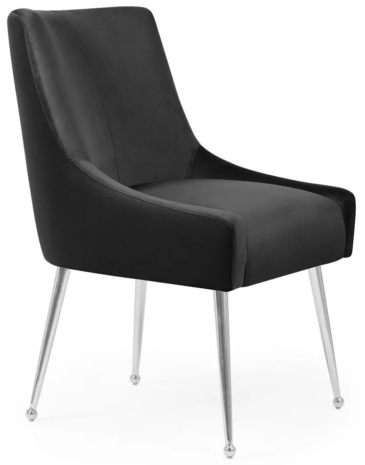 Scaun Sizar negru/silver – H86 cm