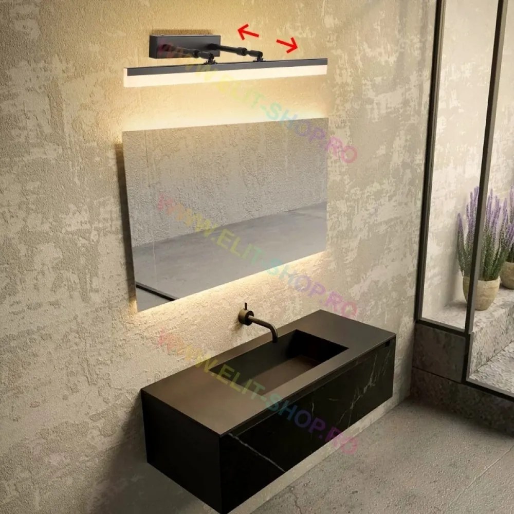 Aplica Led, Elit's Esn9067BK-36W, 58 CM