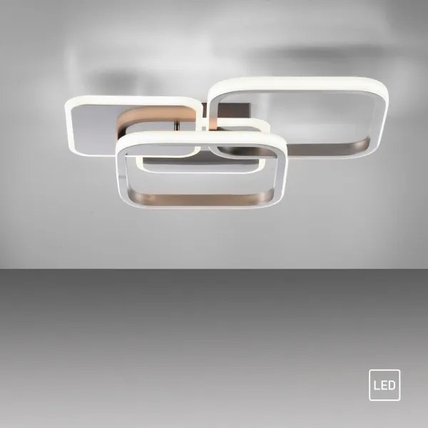 Plafonieră LED/36W/230V crom mat Leuchten Direkt 14117-55