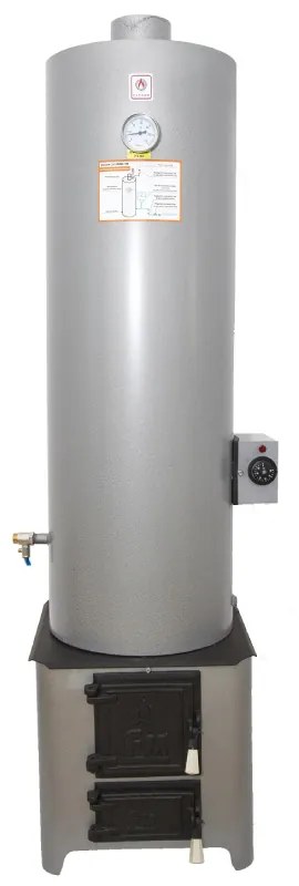Boiler pe lemne + electric 90 l