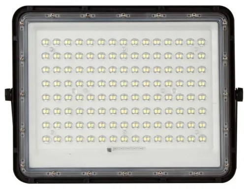 Proiector LED solar de exterior LED/20W/3,2V 4000K negru + telecomandă