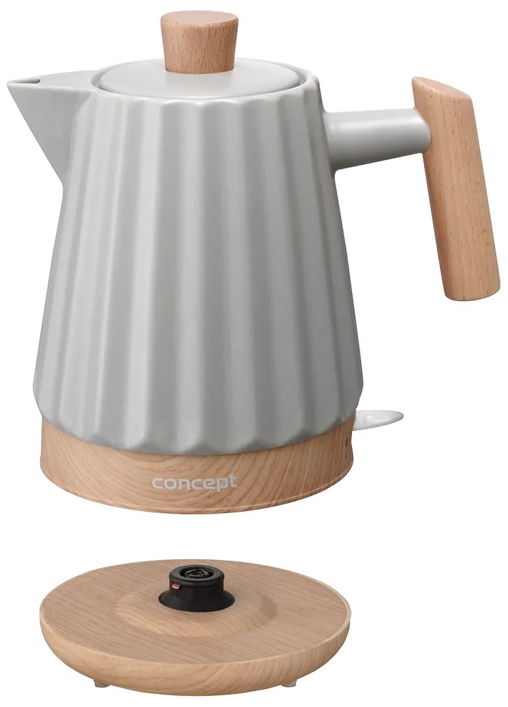 Ceainic Concept RK0091, gri deschis